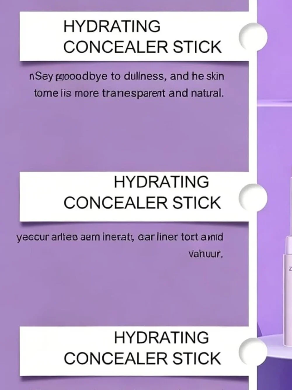 Hydrating Contouring Concealer Stick Moisturizing & Nourishing - Tan